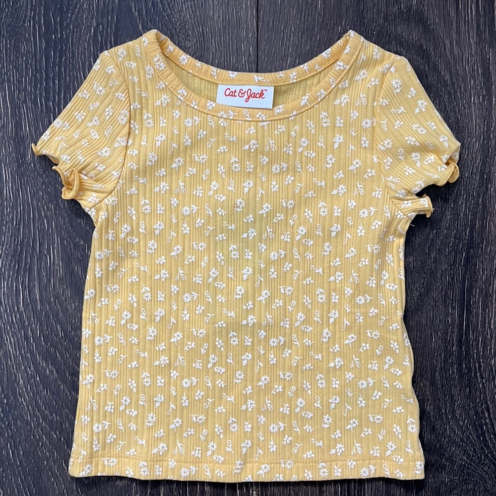 Cat And Jack Floral Print Shirt